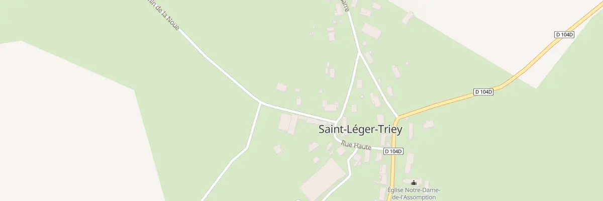 Plan du 8 Che de la Noue à Saint-Léger-Triey