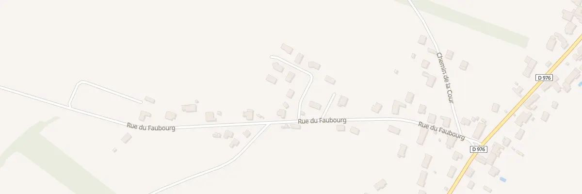Plan du 12C Rue du Faubourg à Athée