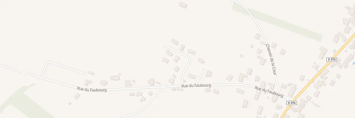 Plan du 12C Rue du Faubourg à Athée