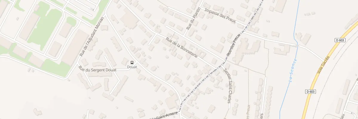 Plan du 18B Rue de la Bonneterie à Thierville-sur-Meuse