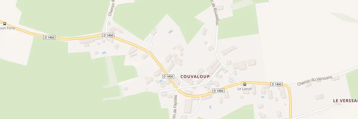 Plan du 5047 Couvaloup à Soleymieu