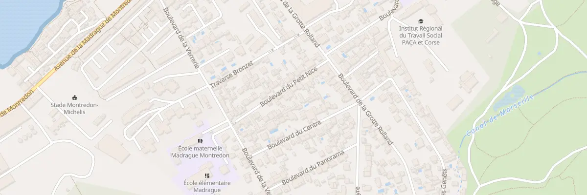 Plan du 15 Bd du Petit Nice à Marseille 8e Arrondissement
