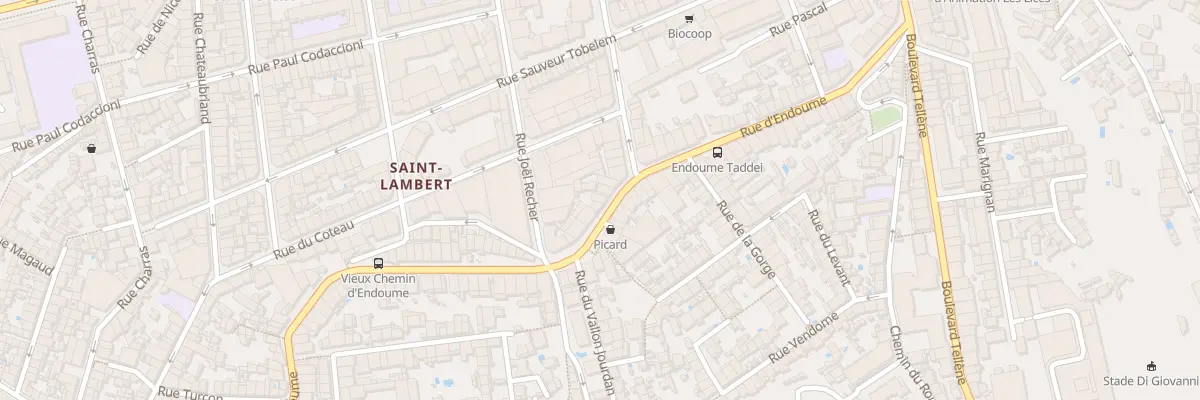 Plan du 136 Rue d’endoume à Marseille 7e Arrondissement