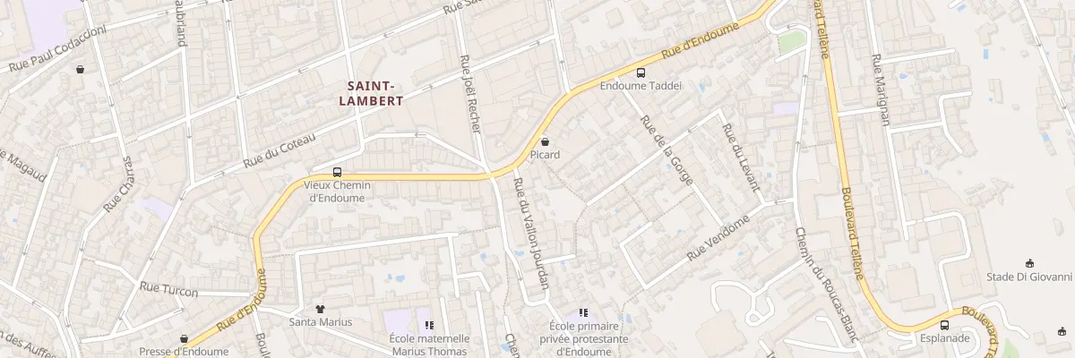 Plan du 127 Rue d’endoume à Marseille 7e Arrondissement