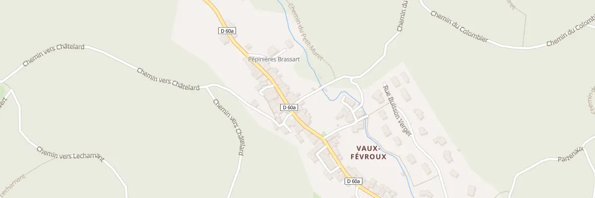 Plan du 179 Rue Principale Vaux Fevroux à Vaux-en-Bugey