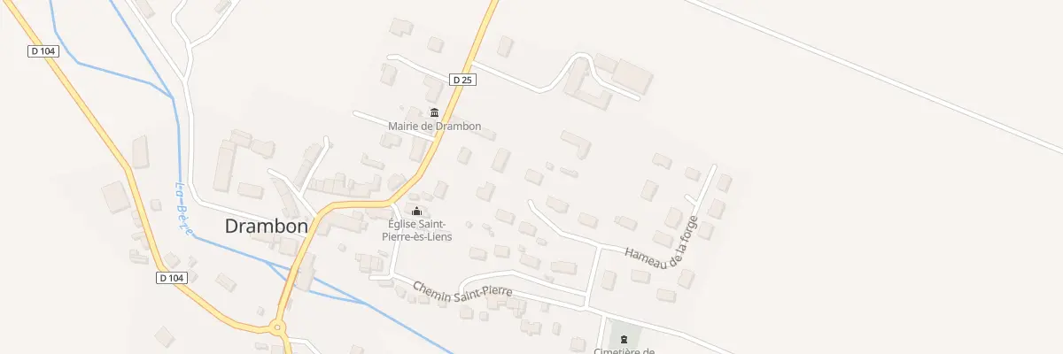 Plan du 5074 Village à Drambon