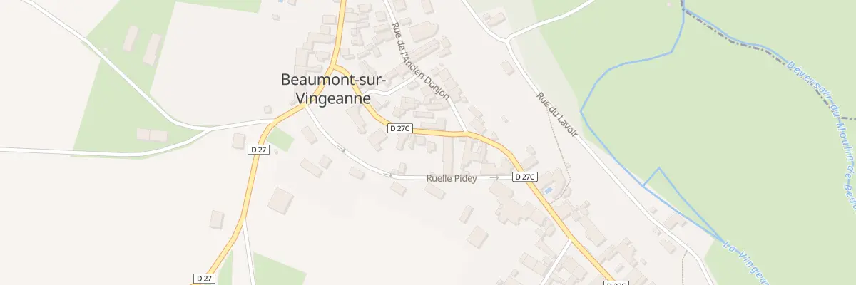 Plan du 3 Rue de la Mairie à Beaumont-sur-Vingeanne