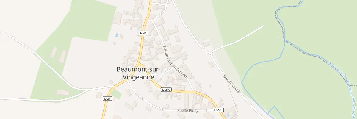 Plan du 10 Rue de l’Ancien Donjon à Beaumont-sur-Vingeanne