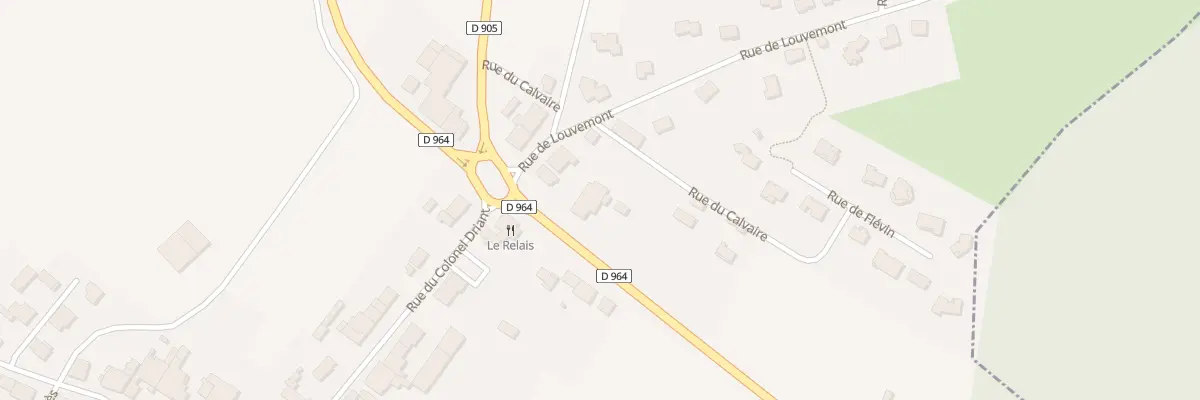 Plan du 1 Rue de Louvemont à Vacherauville