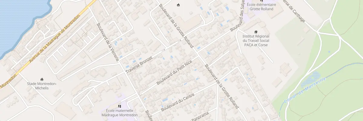 Plan du 4 Bd du Petit Nice à Marseille 8e Arrondissement
