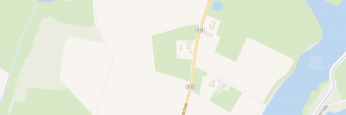 Plan du 13 Rte de Dole à Bellevesvre
