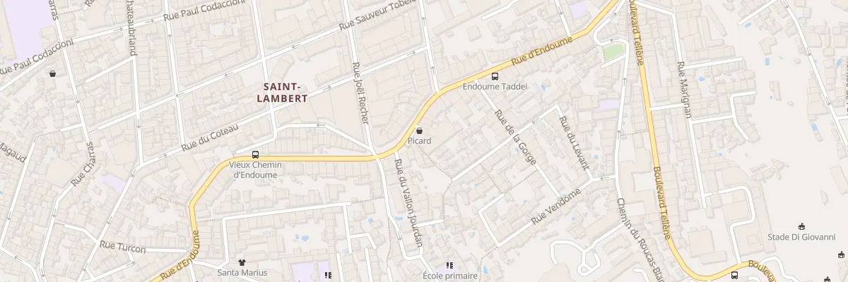 Plan du 123 Rue d’endoume à Marseille 7e Arrondissement