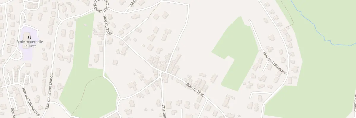 Plan du 169 Rue du Tiret à Ambérieu-en-Bugey