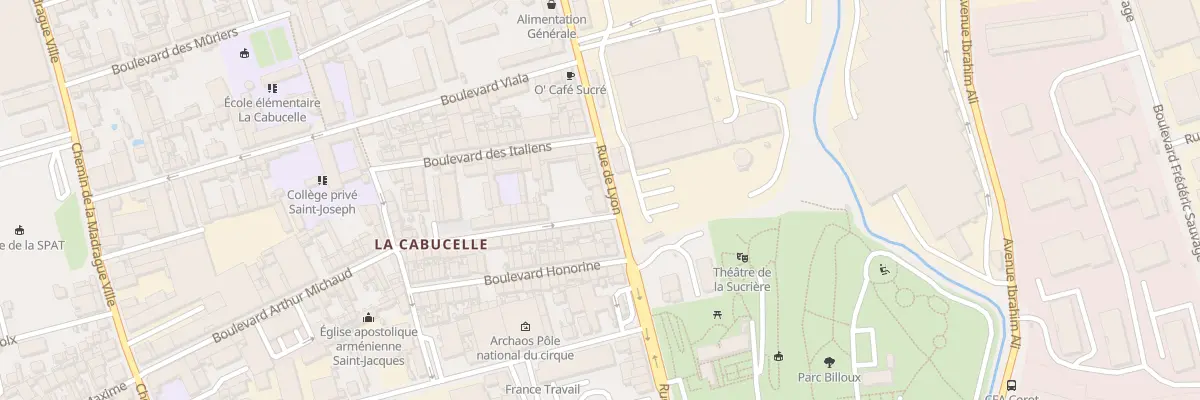 Plan du 259 Rue de lyon à Marseille 15e Arrondissement