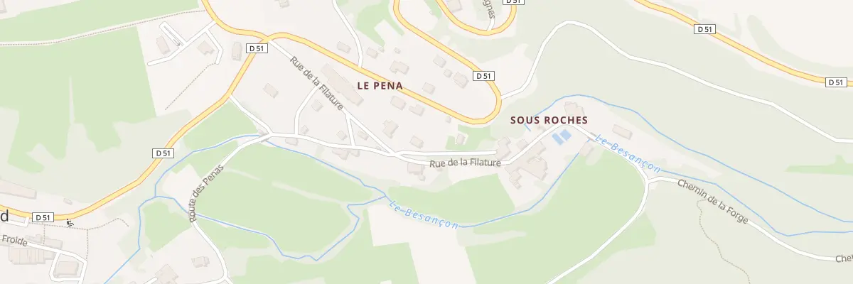 Plan du 304 Rue de la Filature à Balanod