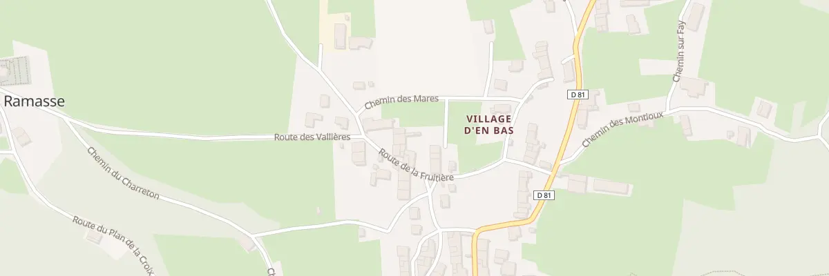Plan du 3044 Village d’En Bas à Ramasse