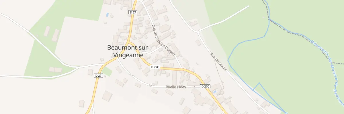 Plan du 5 Rue de l’Ancien Donjon à Beaumont-sur-Vingeanne