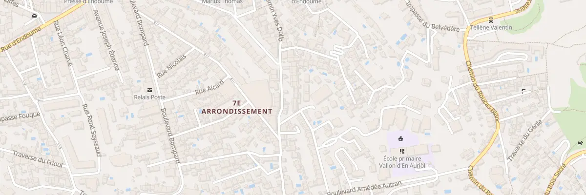 Plan du 17 Che du Vallon de l’Oriol à Marseille 7e Arrondissement