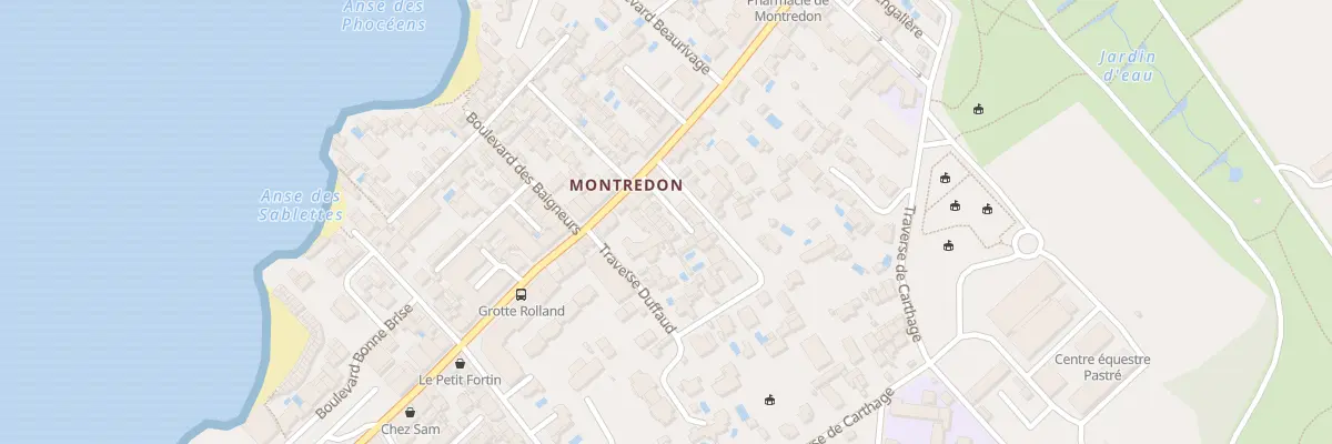 Plan du 10 Tra Moutte à Marseille 8e Arrondissement