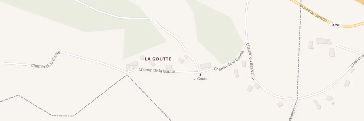 Plan du 5212 La Goutte à Sérézin-de-la-Tour