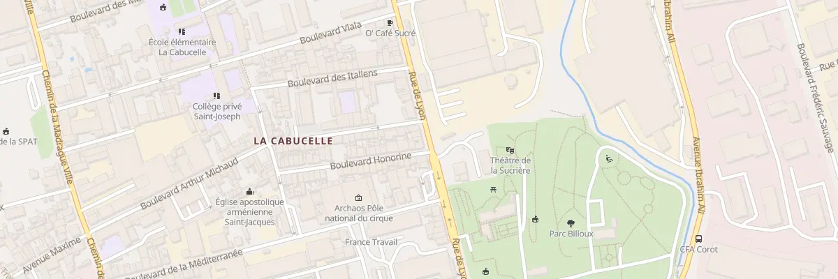Plan du 251 Rue de lyon à Marseille 15e Arrondissement