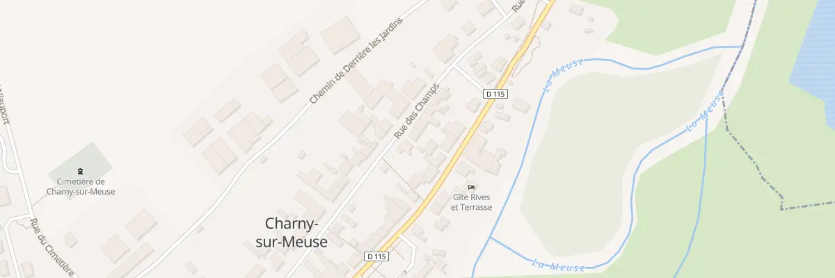 Plan du 8 Rue des Champs à Charny-sur-Meuse