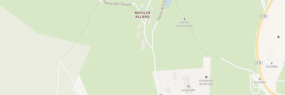 Plan du 15 All des Pres du Moulin à Vassieux-en-Vercors