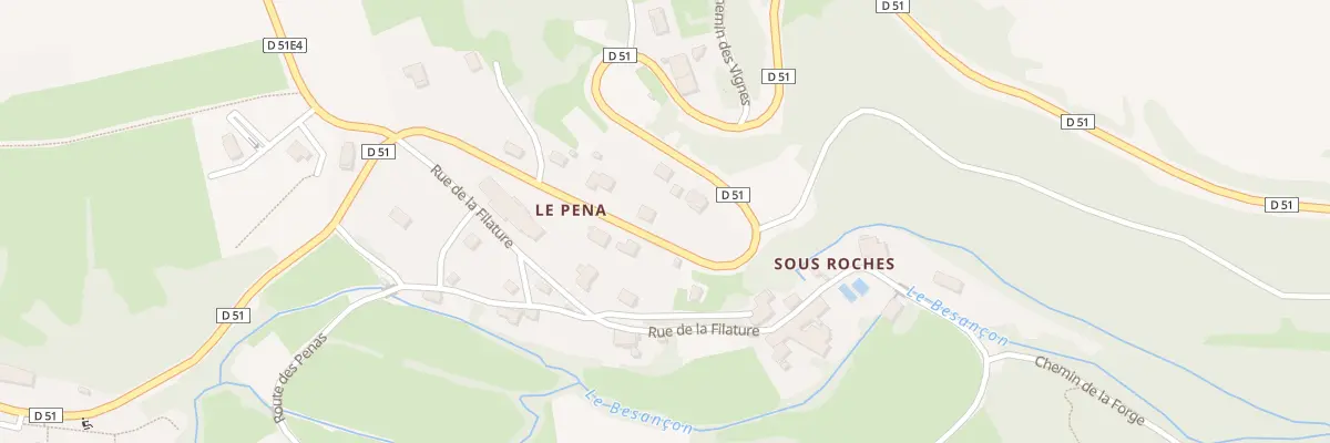 Plan du 390 Rte de Véria à Balanod