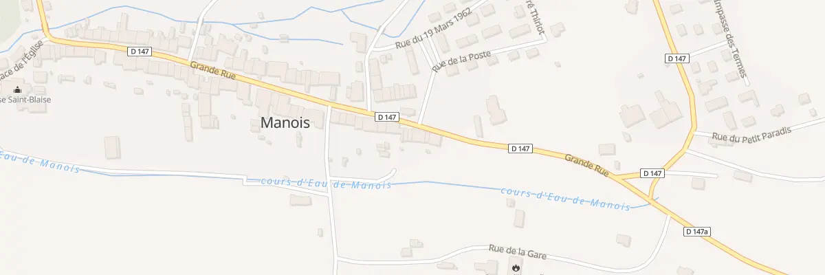 Plan du 56 Gr Grande Rue à Manois