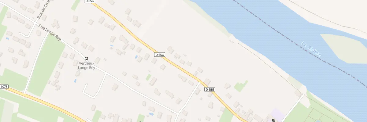Plan du 80 Rte des Bords du Rhône à Vertrieu
