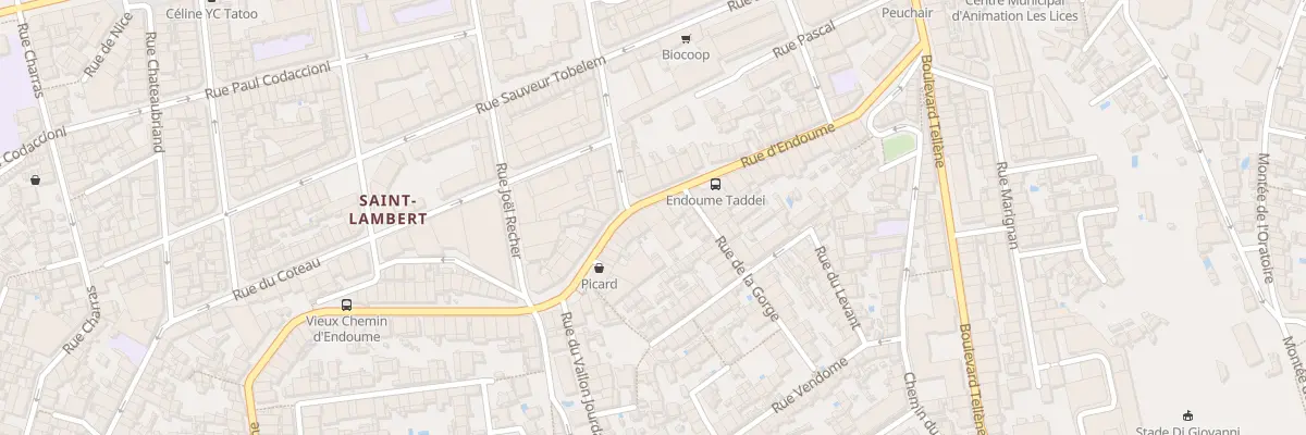 Plan du 105 Rue d’endoume à Marseille 7e Arrondissement