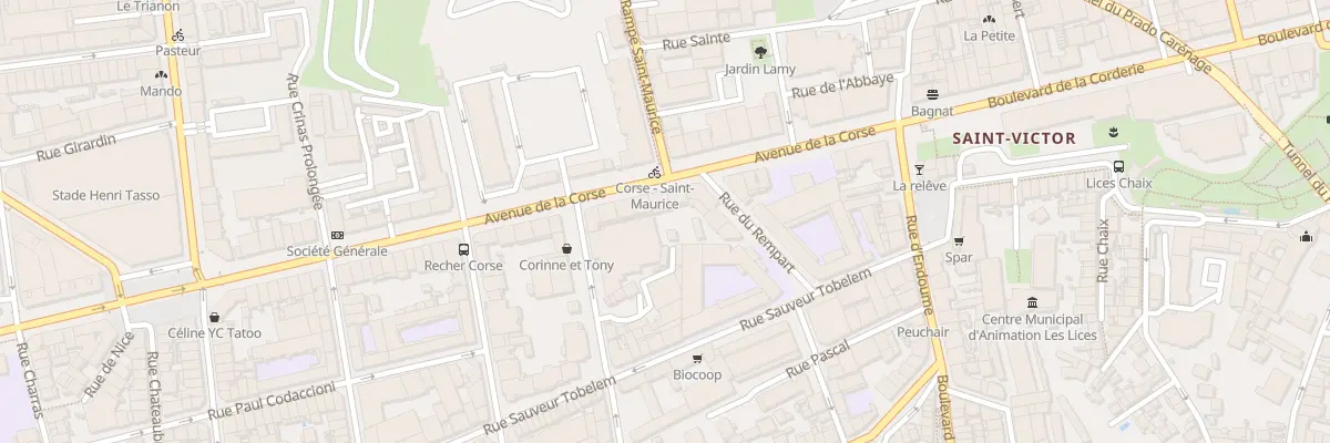 Plan du 27 Av de la Corse à Marseille 7e Arrondissement