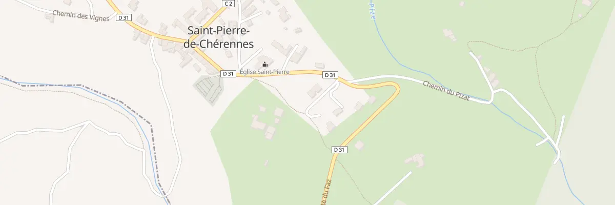 Plan du 5103 Saint Pierre à Saint-Pierre-de-Chérennes