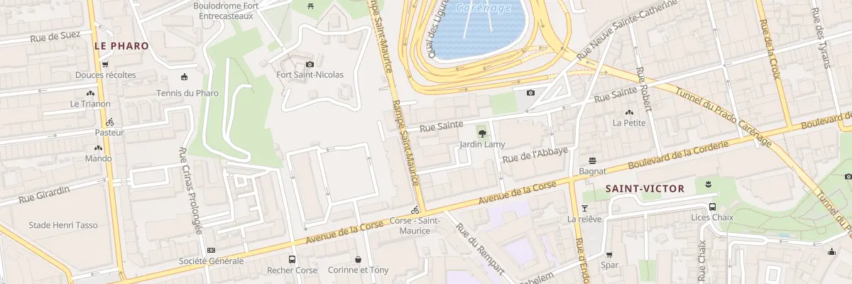 Plan du 177 Rue sainte à Marseille 7e Arrondissement