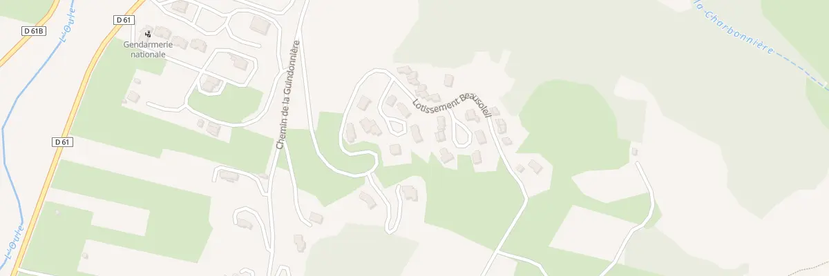 Plan du 8 Lot Beausoleil à Rémuzat