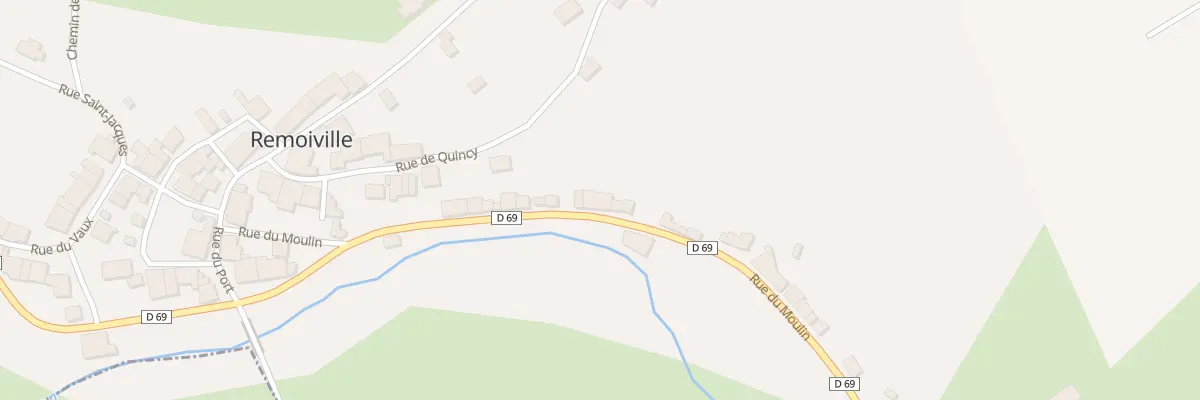 Plan du 21 Rue du Moulin à Remoiville