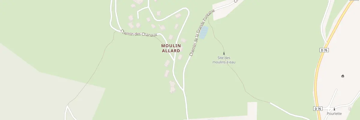 Plan du 120 All des Pres du Moulin à Vassieux-en-Vercors