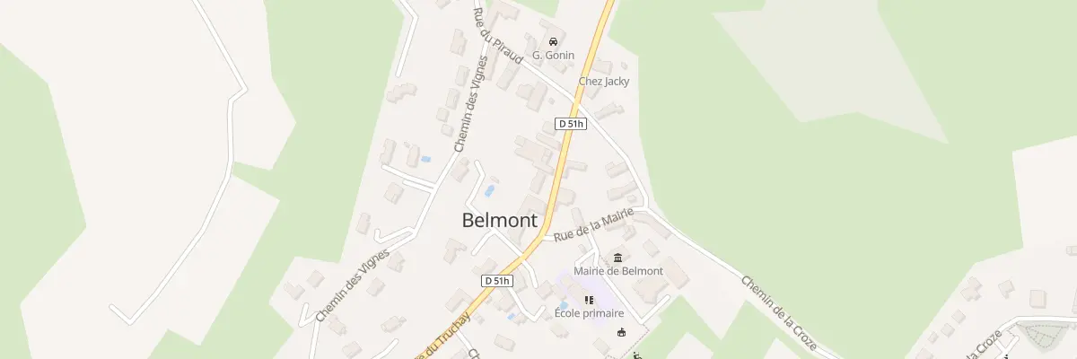 Plan du 78 Rte du Truchay à Belmont