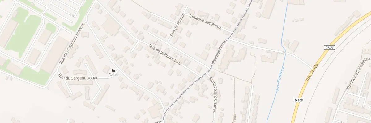 Plan du 23 Rue de la Bonneterie à Thierville-sur-Meuse