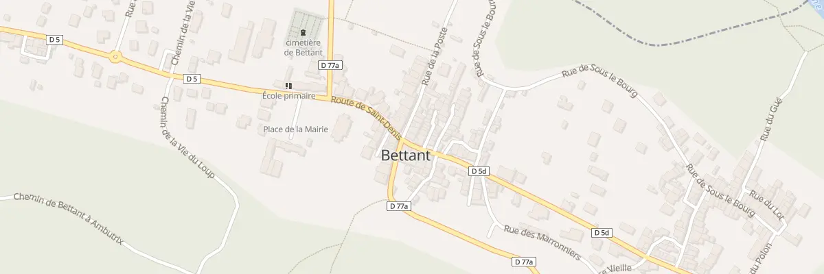 Plan du 115 Rte de Torcieu à Bettant