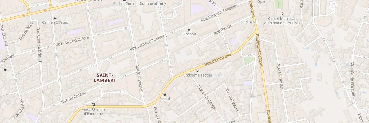 Plan du 118 Rue d’endoume à Marseille 7e Arrondissement