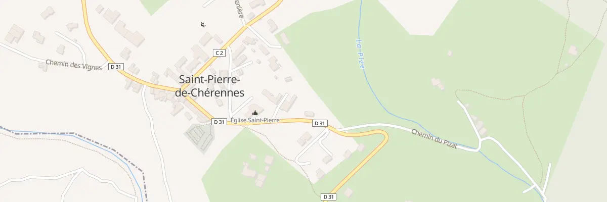 Plan du 235 Rue de l’Eglise à Saint-Pierre-de-Chérennes