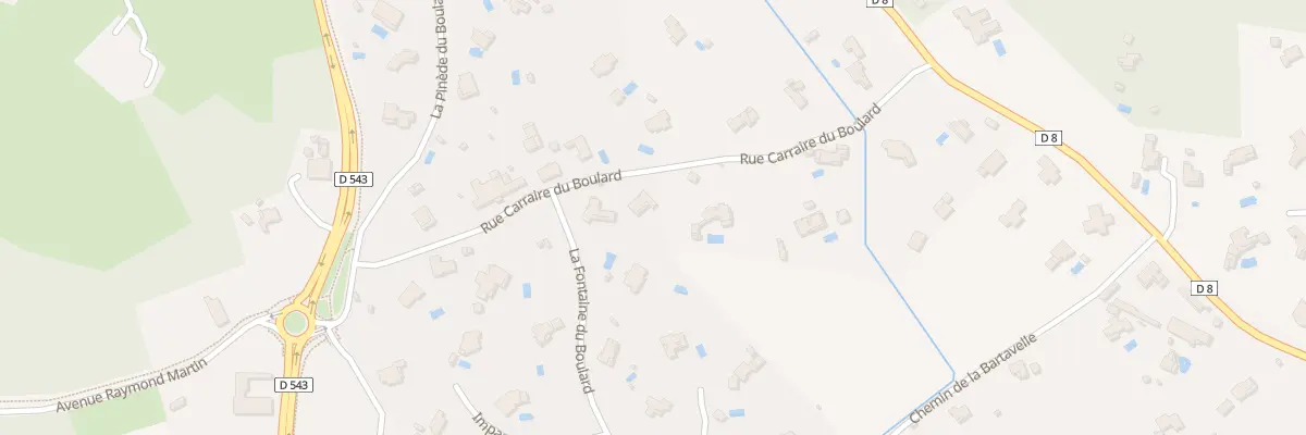 Plan du 277 Rue Carraire du Boulard à Cabriès