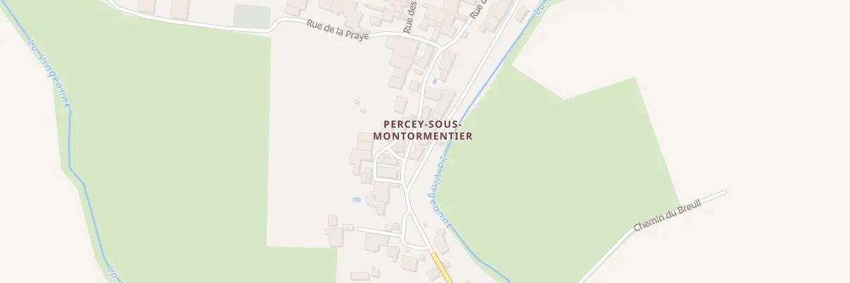 Plan du 3 Rue de la Grotte aux Fées à Cusey
