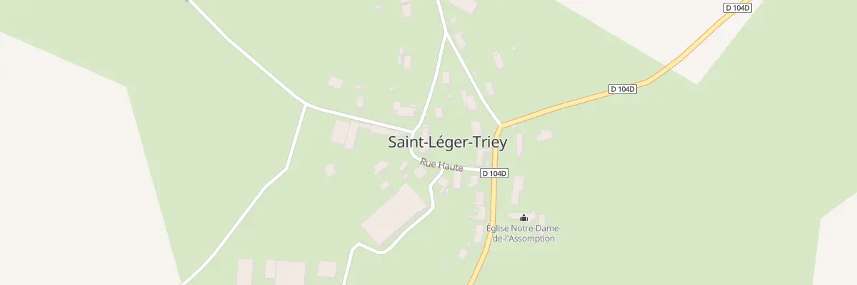 Plan du 10 Rue Haute à Saint-Léger-Triey