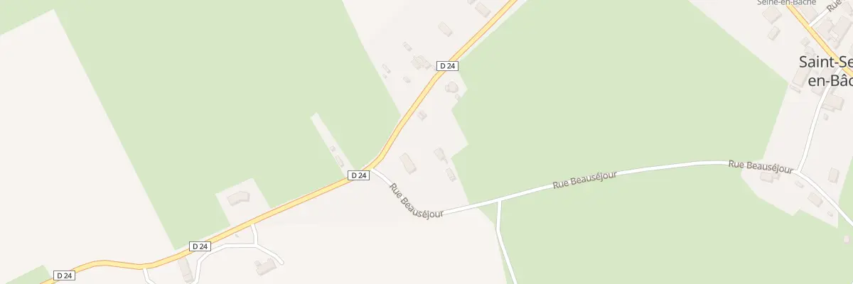 Plan du 20 Rue Beausejour à Saint-Seine-en-Bâche