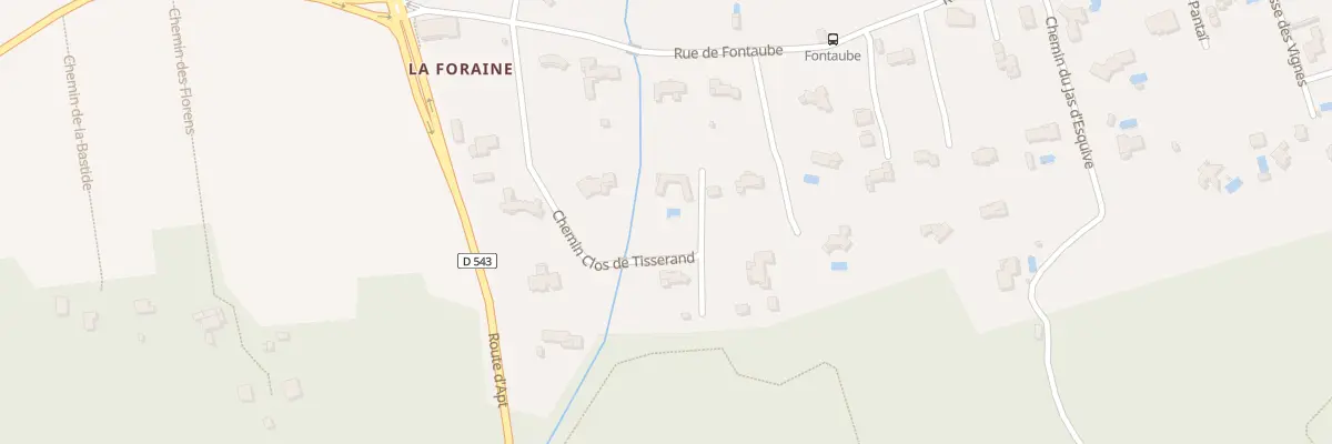 Plan du 9085 Che des Tisserands à Cabriès