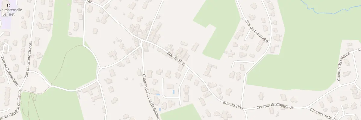 Plan du 189 Rue du Tiret à Ambérieu-en-Bugey