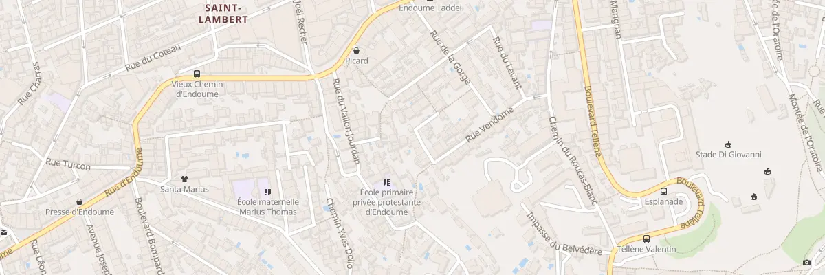 Plan du 4B Vc Belle Vue à Marseille 7e Arrondissement