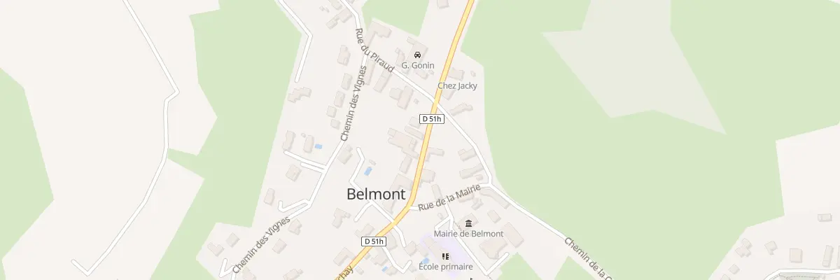 Plan du 74 Rte du Truchay à Belmont